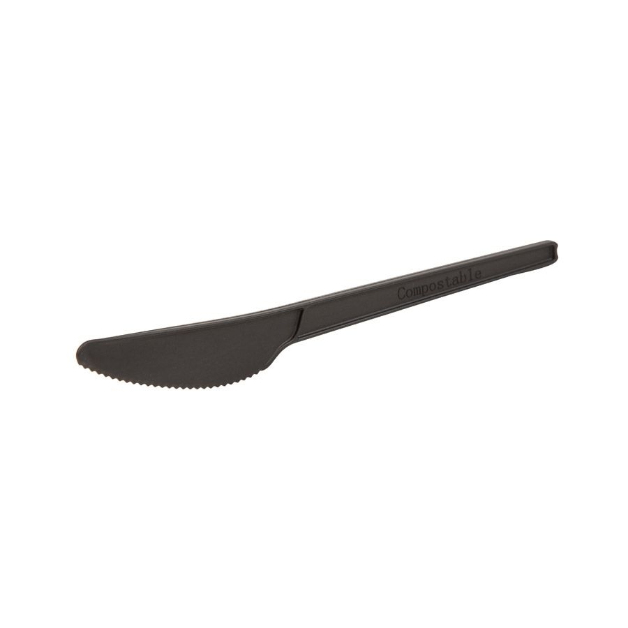 bioplastovy noz cierny 16,5cm